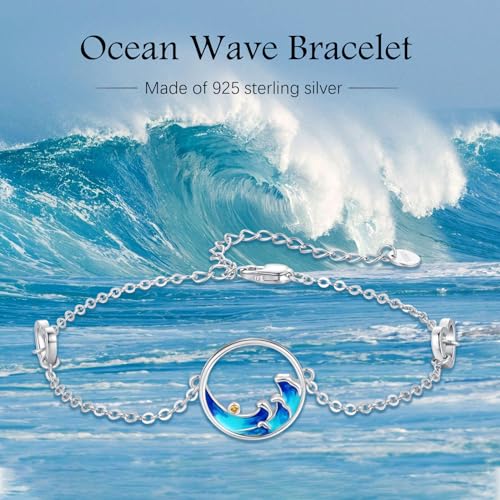 Image of Dragonfly Bracelet 925 Sterling Silver Butterfly Bracelet Adjustable Celtic Moon Bracelet Irish Celtic Jewelry Gifts for Women