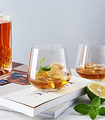 Image of Premium 350 ML Water & Juice Drinking Glasses Set of 6 Vintage Glassware Set for Juice, Cocktail, Mocktail,Whisky All Beverages Everyday Uses for Gift (6, MT-25)