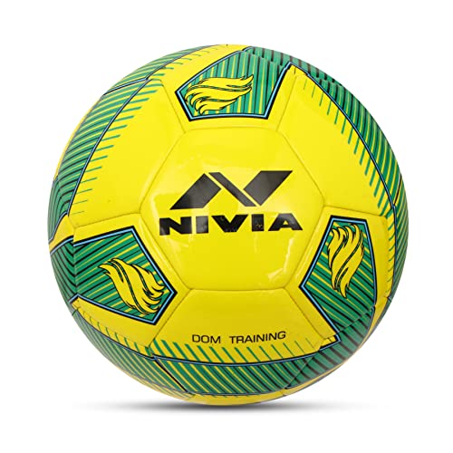 Nivia Unisex-Adult Dom Schulungen Fußball, Gelb, 5 Cover
