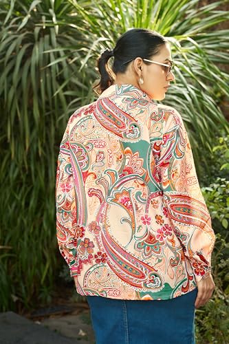 Image of Leriya Fashion Shirts for Women - Korean Style Long Sleeve Oversized Button Down | Plus Size Workwear Top for Office & Casual Wear (Available in Plus Size and Combo Pack of 2)