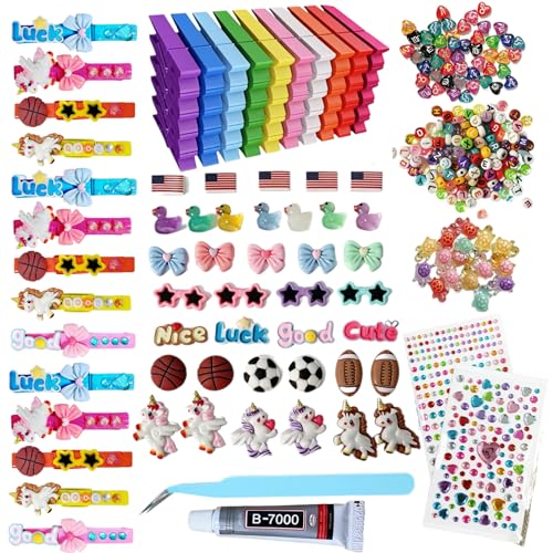 Image of 50pcs Cheer Clip Wooden Cheer Clothes Pins with Over 380 Unique Clip Charms, Including Cheer Pins for Cheerleaders, Zodiac Symbols, American Flag, Glowing Ducks and Turtles