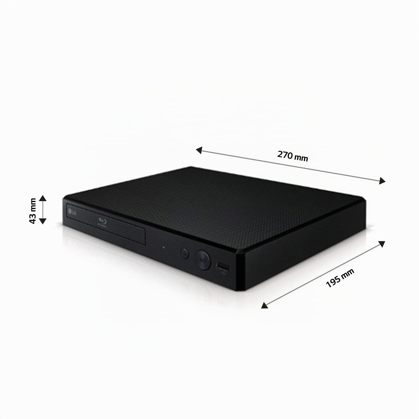 Lecteur de Bluray LG Bp250 Full HD 1080p - Bluray, Dvd, Divxhd, Mkv, Dts Hd, USB Player, Hdmi