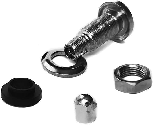 Miniatura 5 de VTR TR-416-S Vástago de válvula metálico de una pulgada (4 unidades)