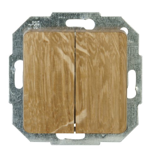 Kopp 618530085 Milano - Interruptor, diseño de Madera de Roble