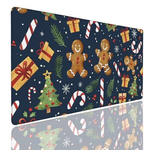 Tapis de souris gaming XL sous main de bureau en caoutchouc pour éliminer les ratés de glisse