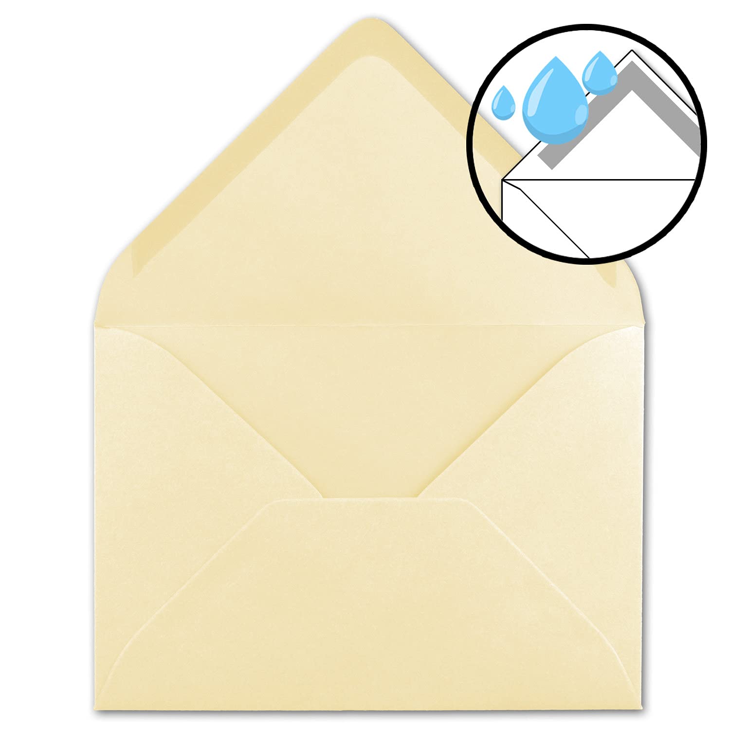 Paquet De 5 Mini CARTES Herbe Et 5 Mini ENVELOPPES Vert | Le