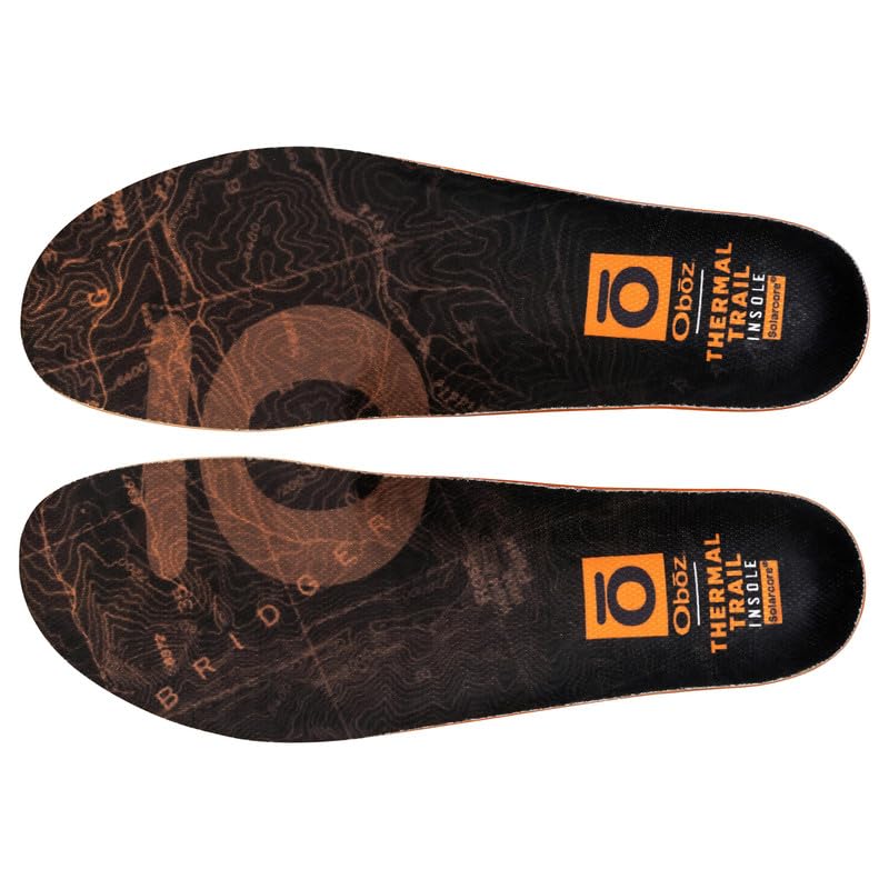 Plantillas térmicas unisex Oboz talla L naranja miniatura 5