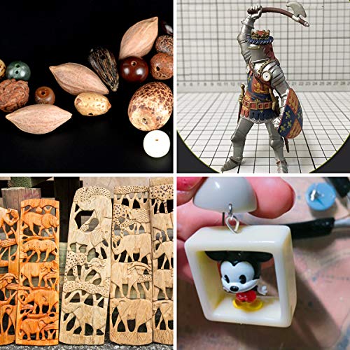 Hand Drill Bits Set 26pc GOCHANGE Hand Drill Set Precision Pin Vise Micro Mini Twist Drill Bits for Metal Wood, Jewelry, Delicate Manual Work, Electronic Assembling and Model Making, DIY Drilling