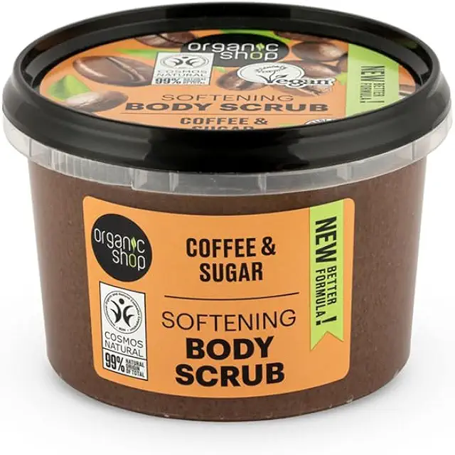 Gommage Café Bio Corps Café Brésilien et Sucre 250ml - Exfoliant Naturel