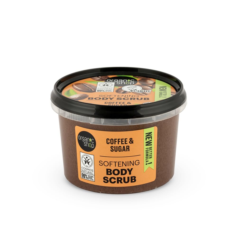 Organic Shop Softening Body Scrub Coffee, 250 ml