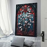 QBIREX Lienzo económico con estampado Eres una madre, ideal para amantes de los animales, para adolescentes, niñas y mujeres, decoración de sala de estar, 60 x 90 cm.