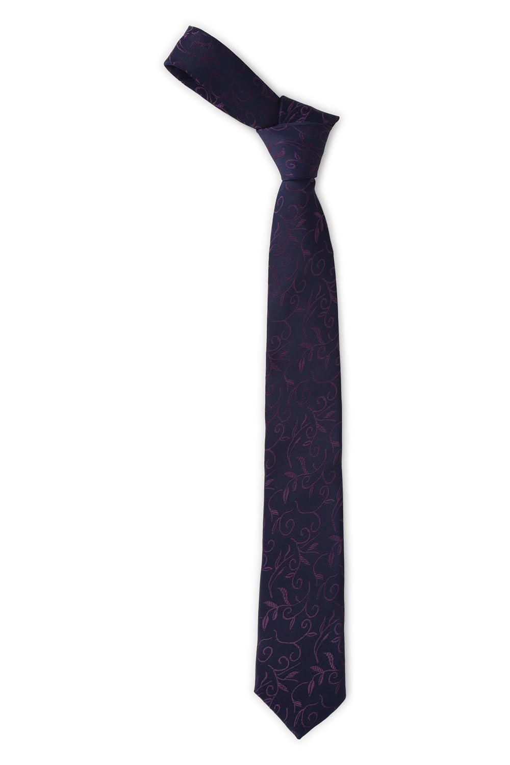 allen solly Men Navy Embroidered Formal Ties-picture-25