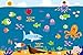 Underwater Disposable Placemats Topper for Table 60 Mats for Children Kids Toddlers Baby perfect use as Restaurants Place mats BPA Free Eco Friendly Sticks to Table Avoid Germs Fun Keep Neat Now!