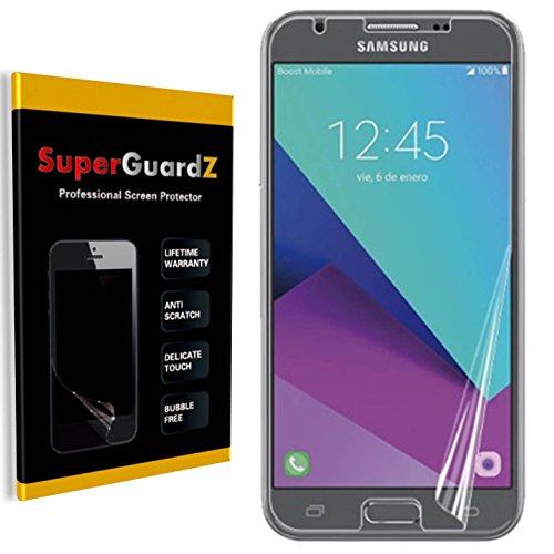[8-Pack] SuperGuardZ Screen Protector for Samsung Galaxy J3 Emerge/Amp Prime 2 / J3 Prime/Express Prime 2 / J3 Eclipse / J3 Mission/Sol 2 / J3 Luna Pro [Lifetime Replacement]