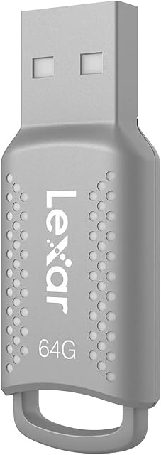 Lexar V400 64GB USB 3.0 Flash Drive, Read Speed up to 100MB/s High Speed Reliable Thumb Drive, Portable Plug and Play USB Memory Stick for PC/Mac/Laptop/Desktop Computer/External Storage