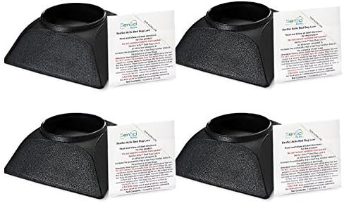 ActivVolcano 4 Pack, Volcano Bed Bug Interceptor & ActivCR Bed Bug Lure - Bed Bug Traps for Home, Office, Hotels