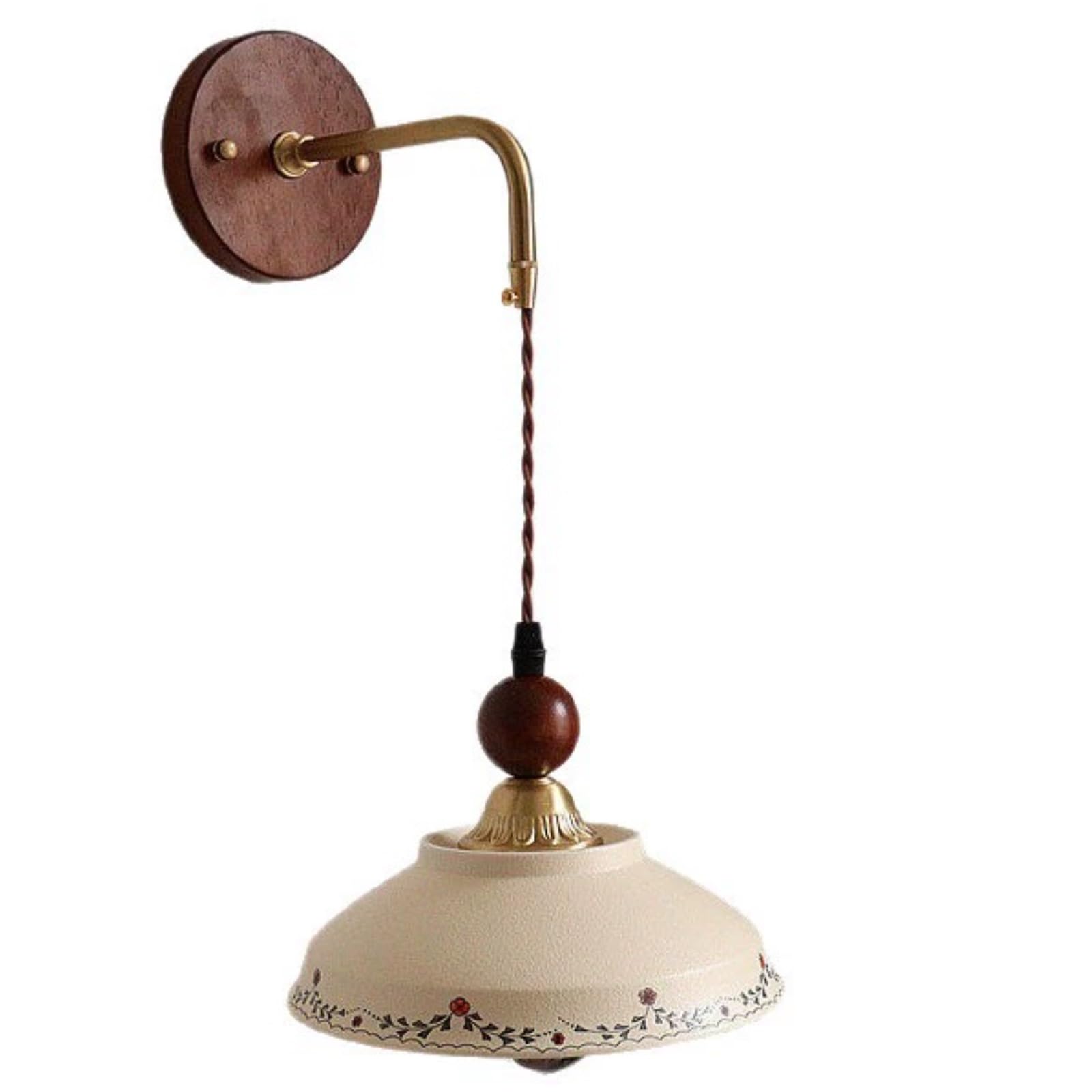 Farmhouse Country Wall Sconce Mid Century French Vintage Wall Light