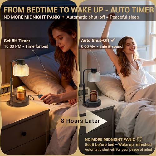 Candle Warmer Lamp with Timer, Birthday Gift for Women, House Warming Gift - image 5