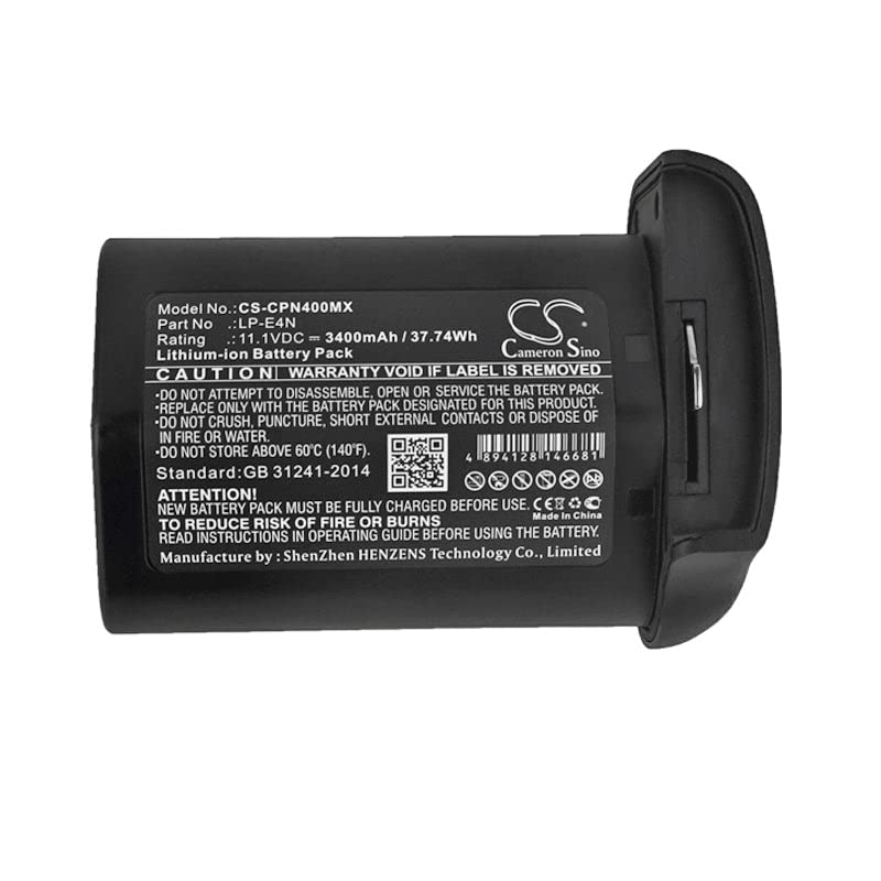 Amazon.com : VI VINTRONS LP-E4N Battery Replacement for Canon EOS
