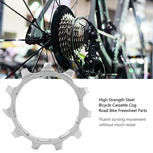 Aosiyp Single Speed Cog, Bicycle Freewheel Sprocket Part High Strength Steel Bicycle Cassette Cog Road Bike Freewheel Parts for Fixed Gear 9 Types(10速-11T)