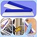 Lanties 2 Pack 14 inch Car Drying Squeegee Longer Silicone Automotive Water Wiper Flexible Auto T-Bar Rubber Blade for Car Windshield Glass Window Bathroom Shower Squeegees Wash Tool(Blue)