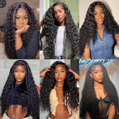 Extensions cheveux humain deep wave de qualité premium lot de 3
