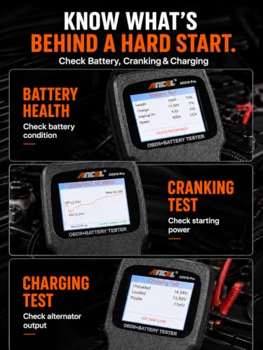 Image of ANCEL AD310 Pro Bluetooth OBD2 Scanner & Battery Tester for Cars