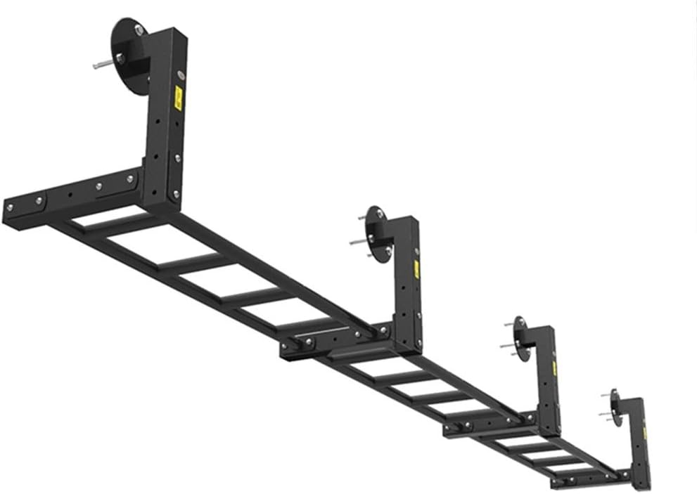 Hua Heavy-Duty Wall-Mounted Horizontal Bar, Safety Steel, Home Gym Multi-Purpose Muscle Strength Training Equipment, Load 300kg, Length 98cm/211cm/314cm (Size : 314x32x35cm)