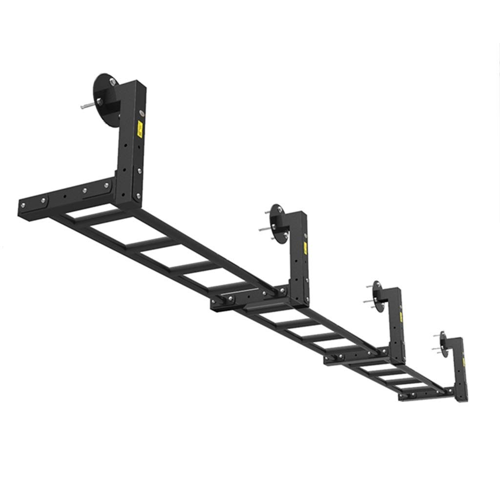 Fitness Horizontal Bar Wall-Mounted Pull-up Bar Siamese Climbing Frames Home Indoor and Outdoor Gym Strength Training Equipment Load