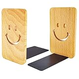 【Material Premium】Este sujetalibros de madera está hecho de madera maciza de haya, material grueso, resistente y duradero, lo suficientemente sólido como para sostener cualquier tamaño de colección de lectura, el libro no se desliza porque el diseño en forma de L, están soportados por su propio peso. la base.