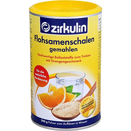 Zirkulin Flohsamenschalen gemahlen Pulver 200 g