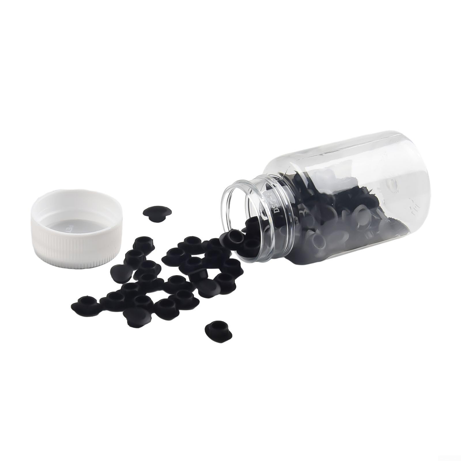 100 Pcs/Bottle ABS Plastic Mountain Bike Rim Plugs Road Bicycle Wheel Plugs(Road Bike Black)