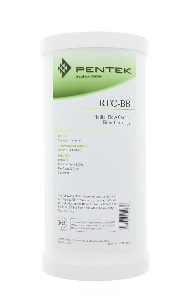 Buy Pentair Pentek RFCBB Big Blue Carbon Water Filter, 10Inch, Whole