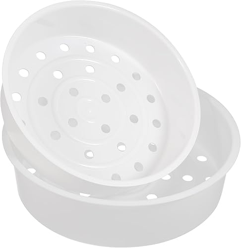 DOITOOL Cesta de cocina de mariscos, 2 unidades, cesta de vapor, soporte para utensilios de cocina, alimentos para arroz, patata, verduras,