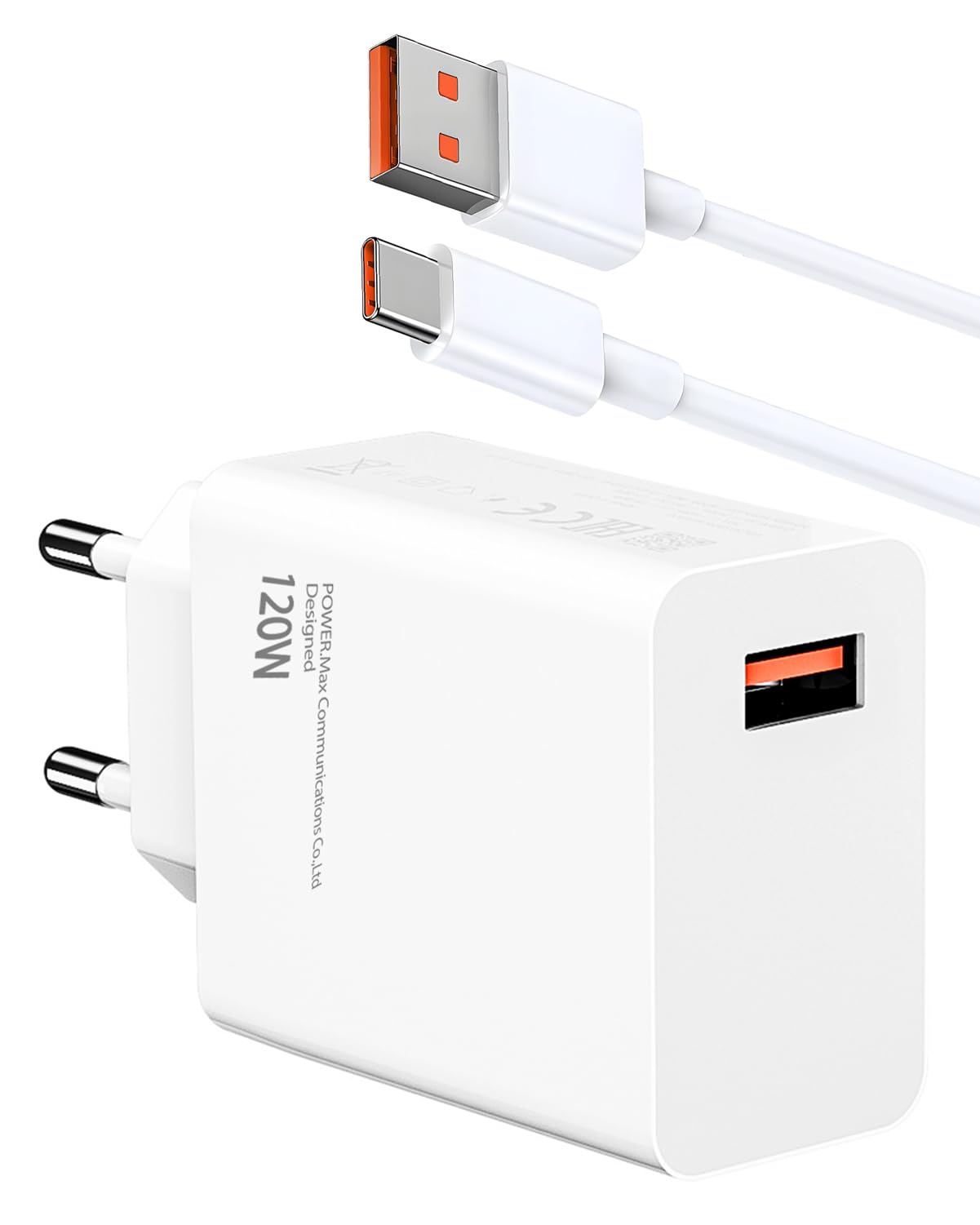 120W Caricabatterie Auto USB Con Cavo USB C 1M Per Turbo Charge - Foto 9