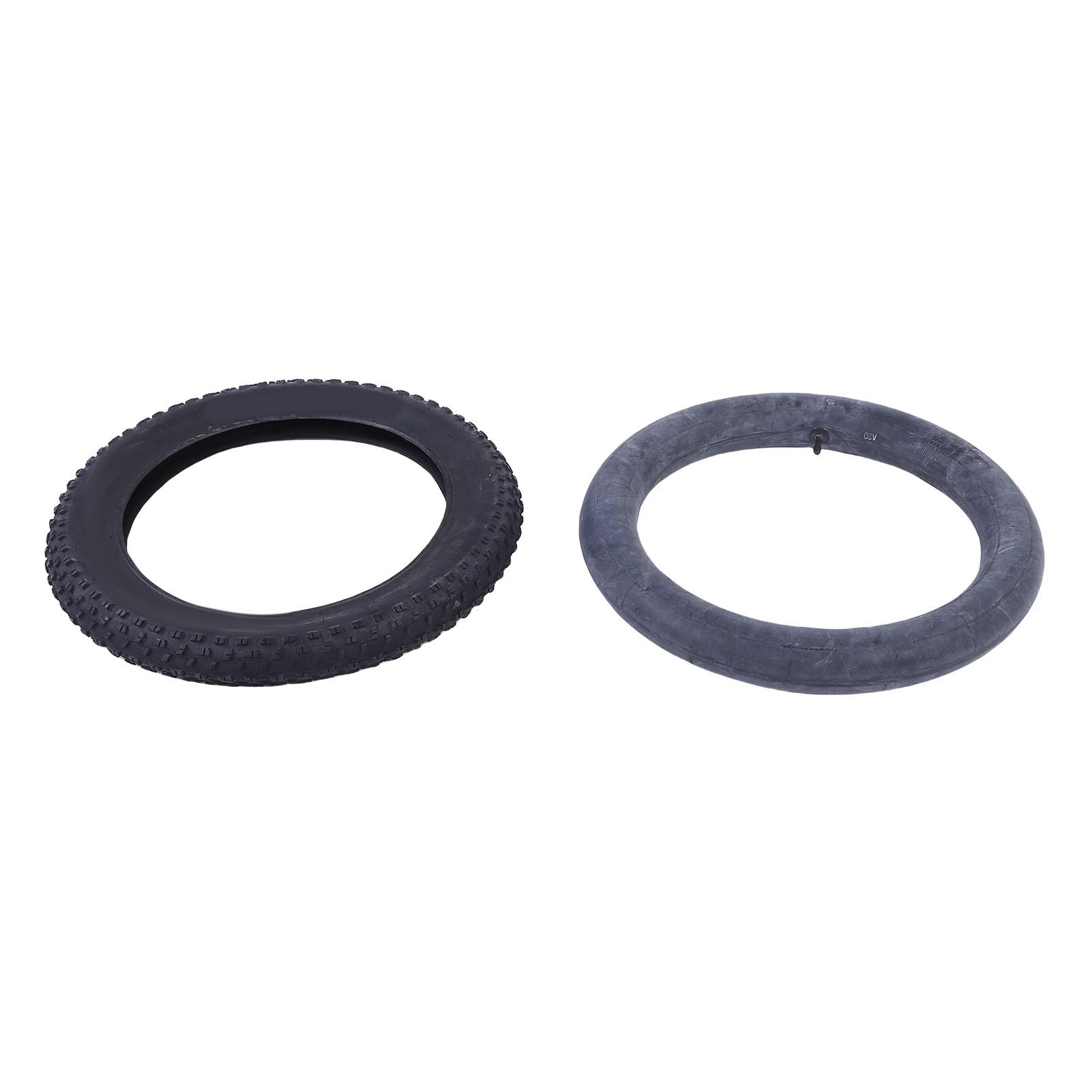 Neumático Ancho 20x4.0, Neumático de Goma Enrollable Multifuncional con Agarre y Manejo Mejorados para Bicicleta de Montaña Plegable
