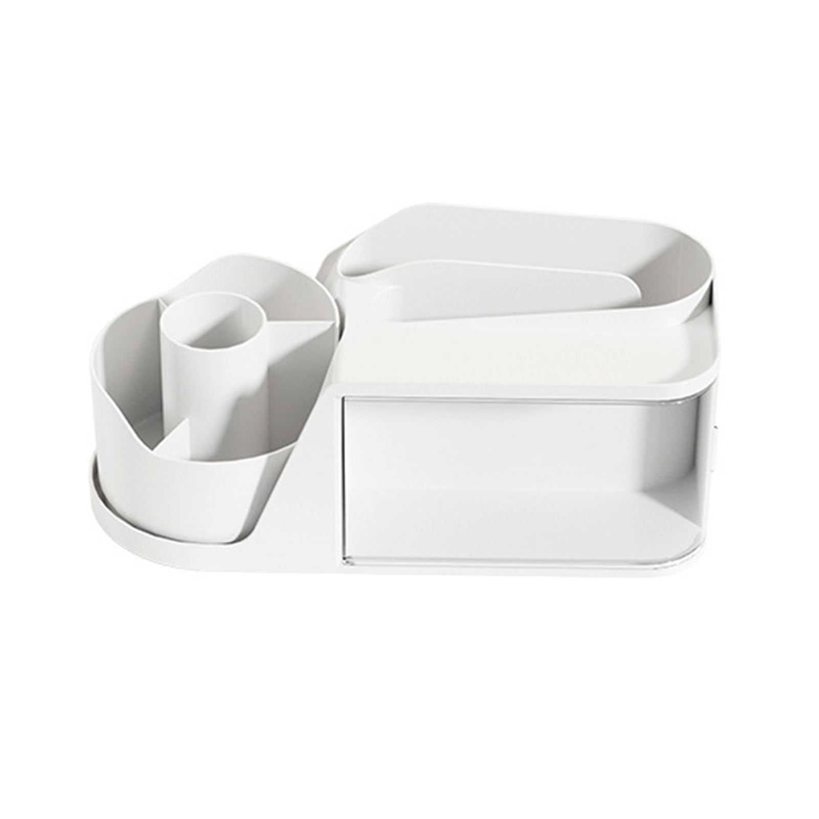 HZBB Pen Holder, Desktop Cosmetic Stationery Storage Box, Desk Organiser Tidy Makeup Brush Rotatable Tidy Makeup