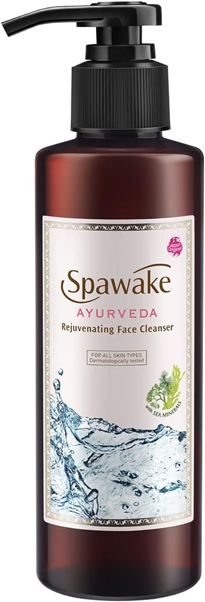 SpawakeAyurveda Face Cleanser, Rejuvenating Foaming Face Wash, 190 ml