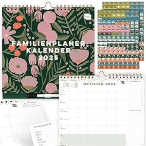 Boxclever Press Familienplaner DEFWP-25 Wandkalender