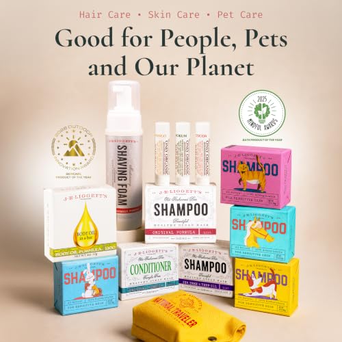 Image of J.R.LIGGETT'S Horse Shampoo Bar, Natural Mane and Tail Cleanser Bar, Hypoallergenic Equine Formula Gently Deep Cleans and Relieves Dry, Sensitive and Itchy Skin, Detergent-Free, 3.5 oz