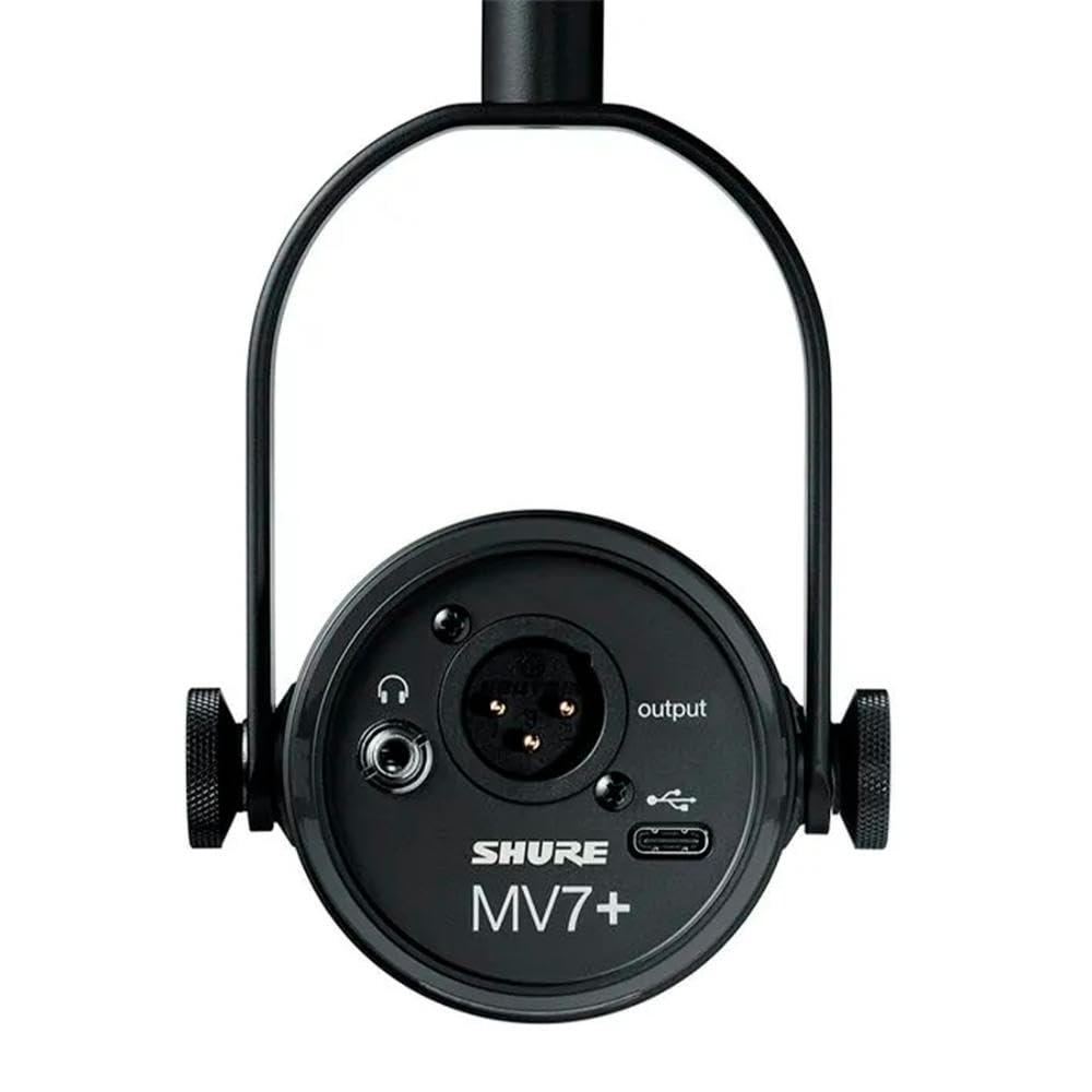 Kit Podcast Profissional: 4 Microfones Shure MV7+-K USB/XLR + 4