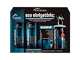 Kit Truss Reconstrução Capilar Uso Obrigatório | Tratamento Intensivo com Shampoo, Condicionador, Máscara e Leave-in para Força, Brilho e Redução de Quebra
