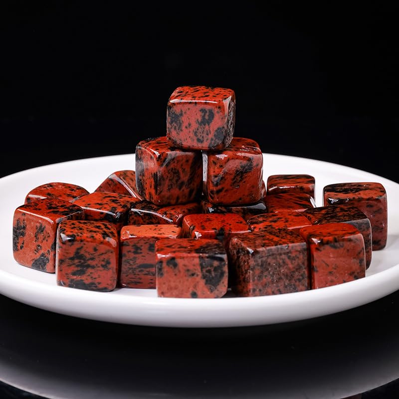 Namzi 100g red Natural Crystal raw Stone Block Stone Aromatherapy Stone Expansion Stone Fish Tank Decoration Natural Block Stone 1.5-2cm