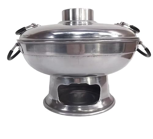 Aluminum Thai Hot Pot Tom Yum Serving Bowl, 20 cm
