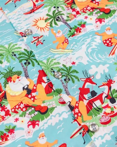 Image of Hawaiian Shirt for Men Tropical Shirts Summer Beach Button Down Short Sleeve Luau Aloha Floral Cruise Vacation Outfit 2026