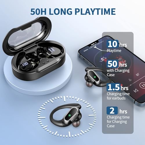 Rolosar Wireless Earbuds, 2025 Bluetooth 5.4 Headphones Sport の商品画像 5