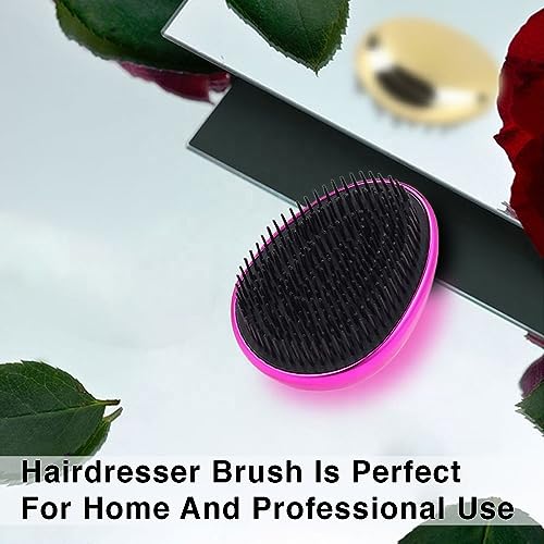 Detangle Hair Brush Oval Shape Smooth Detangle Hairdressing Comb Tangle Free Hair Care Scalp Massager For Women Men Detangling Hair Brush (Pack Of 1) - Image 3