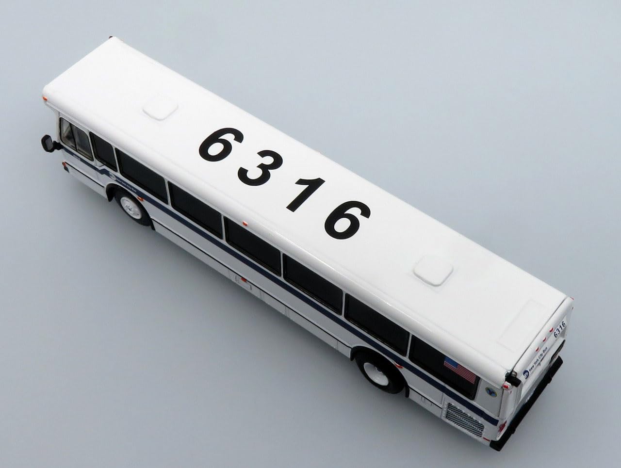 Orion V MTA NYC Transit Bus-1/87 Scale-HO Scale Dimensions 5