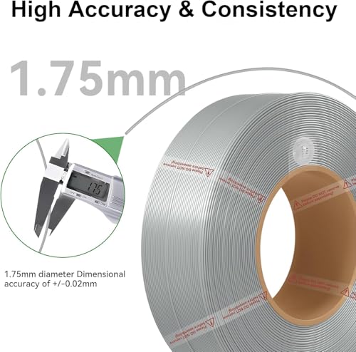 Image of 3IDEA Bambu Lab PLA Tough+ 3D PrintingFilament, 1.75mm, Without Spool 1KG, Black