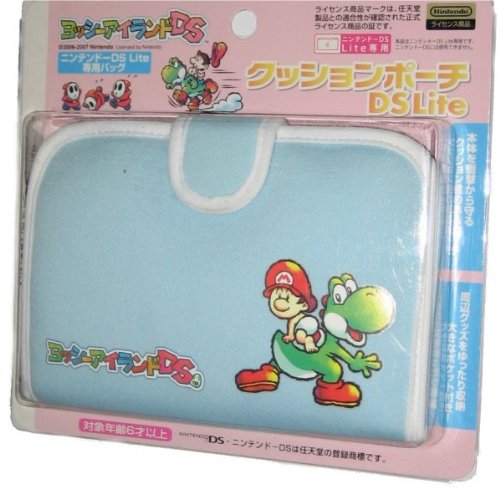Sanei Yoshi Island Cushion Pouch for DS Lite - Light Blue